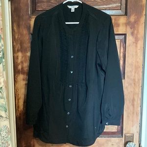 Bodice Detail Black Tunic